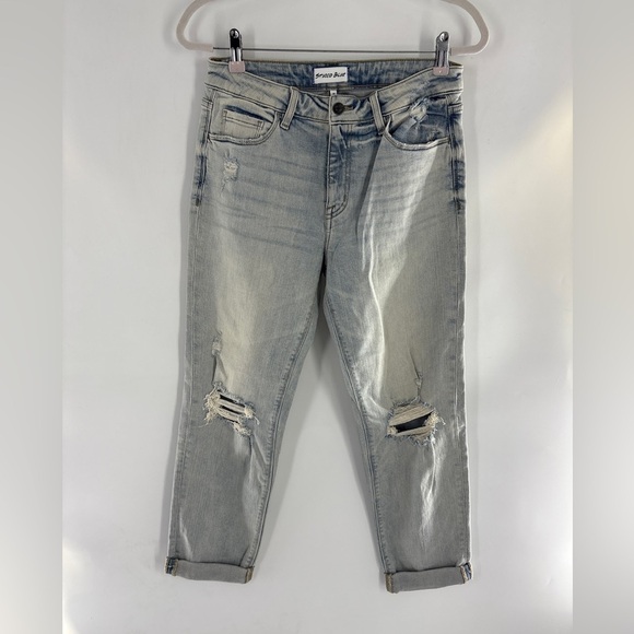 studio blue Denim - American Rag Women's Light Gray Boyfriend Jeans